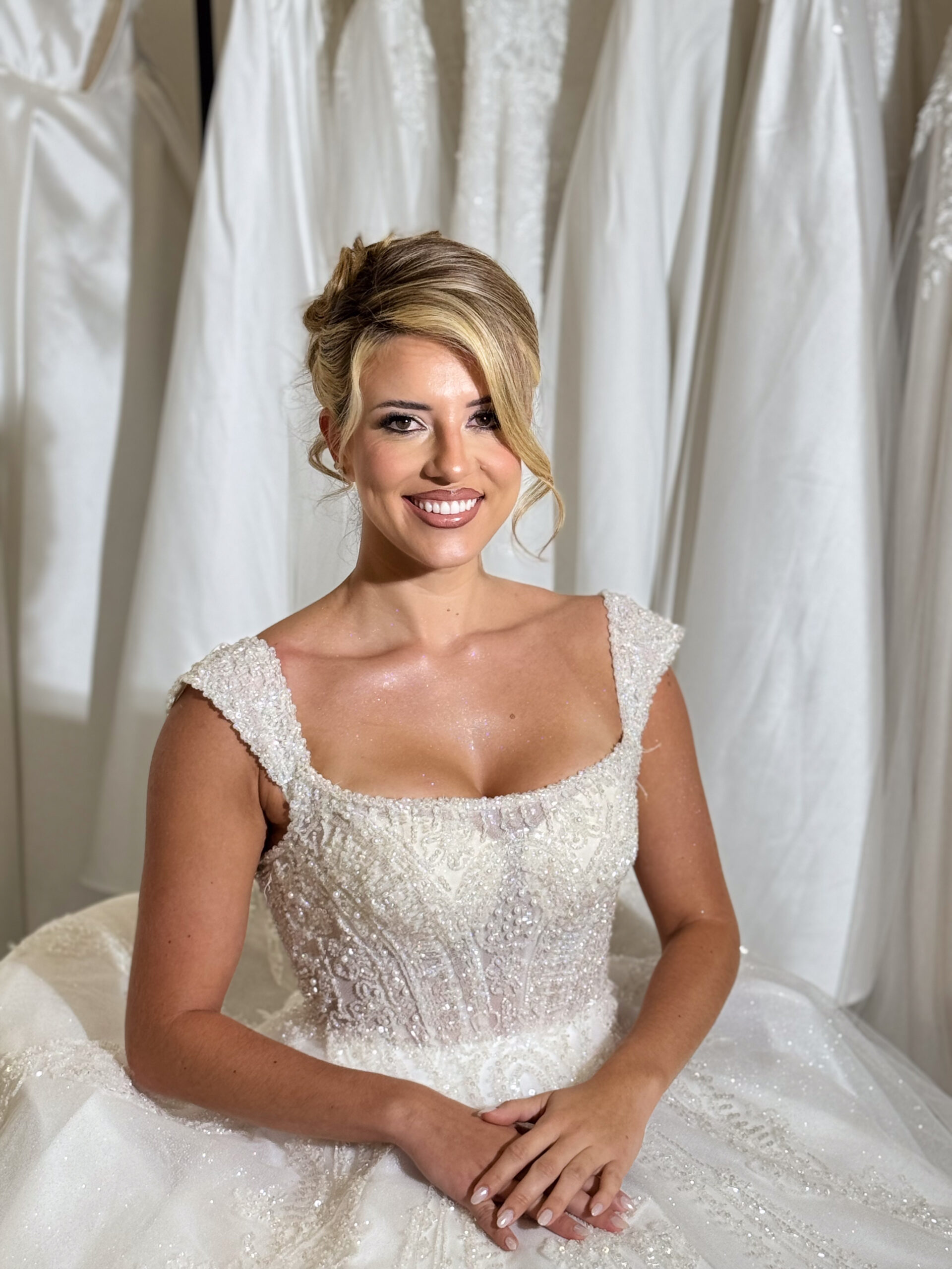 Bridal hair styling