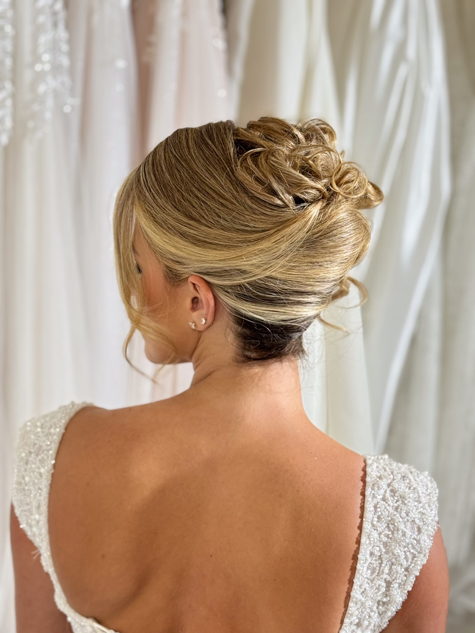 Bridal hair styling
