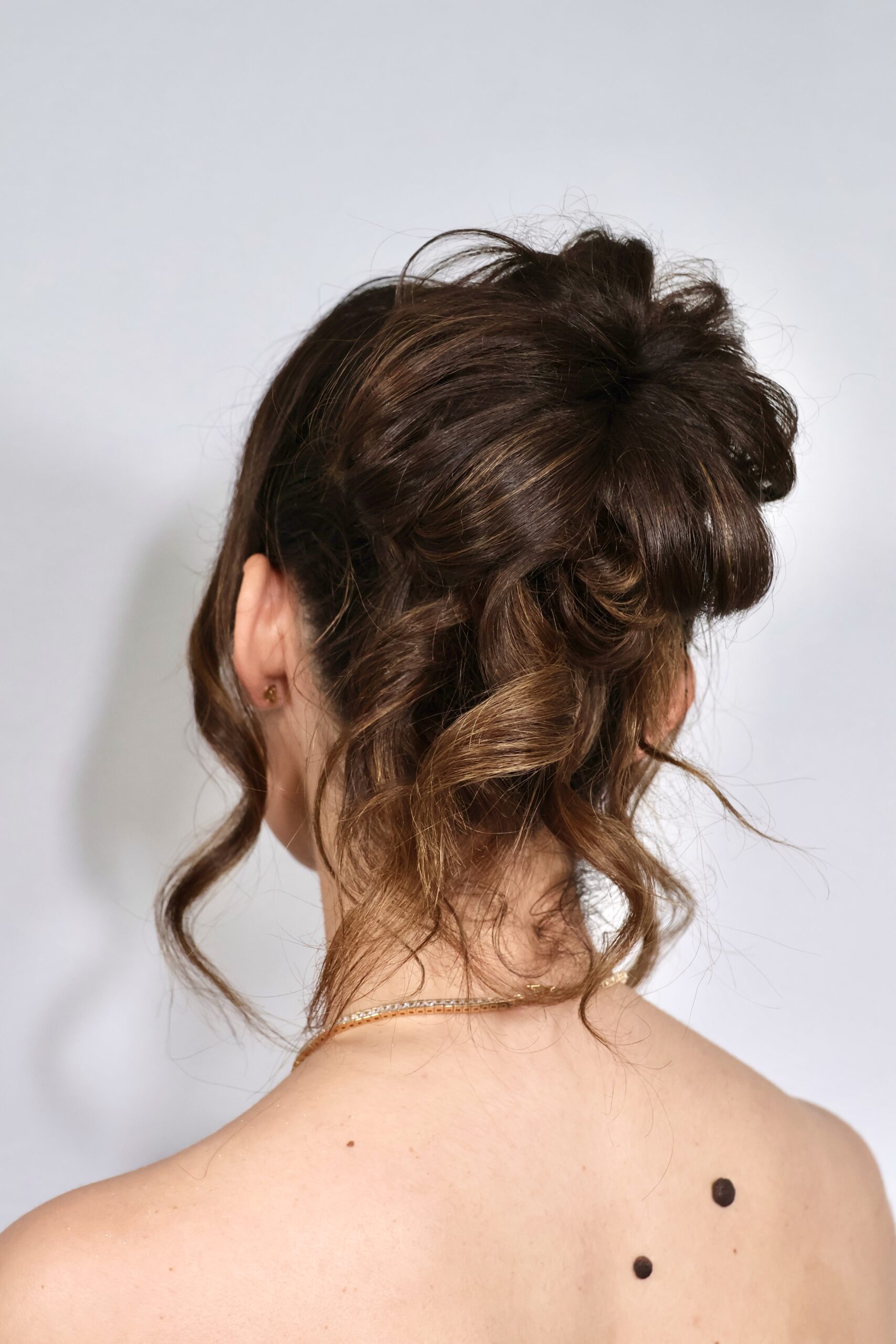 Bridal hair styling